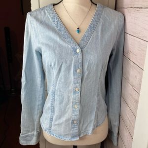 B.P denim button up *necklace not included*